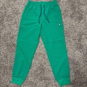 Figs Green Track Pants